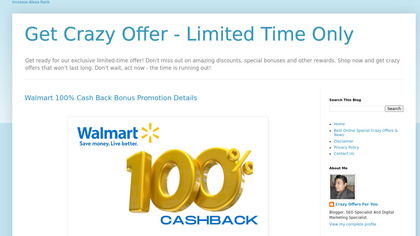 Get Crazy Offer image