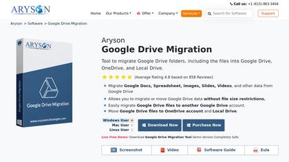Aryson Google Drive Migration image