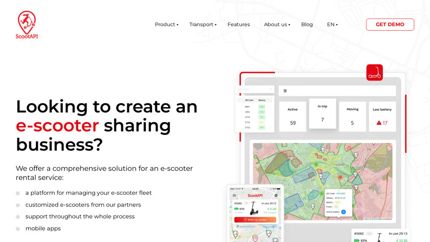 ScootAPI Landing Page