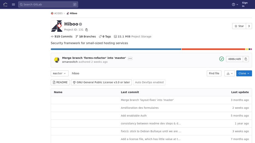 Hiboo SSO Landing Page
