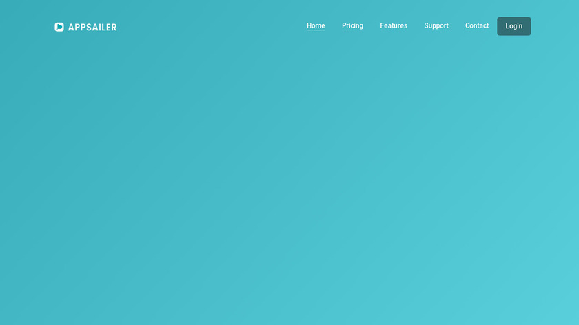 AppSailer Landing Page