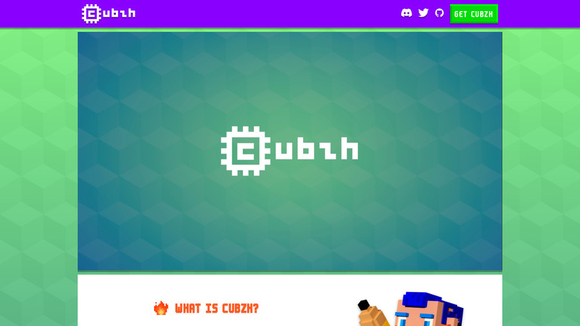 Cubzh Landing Page