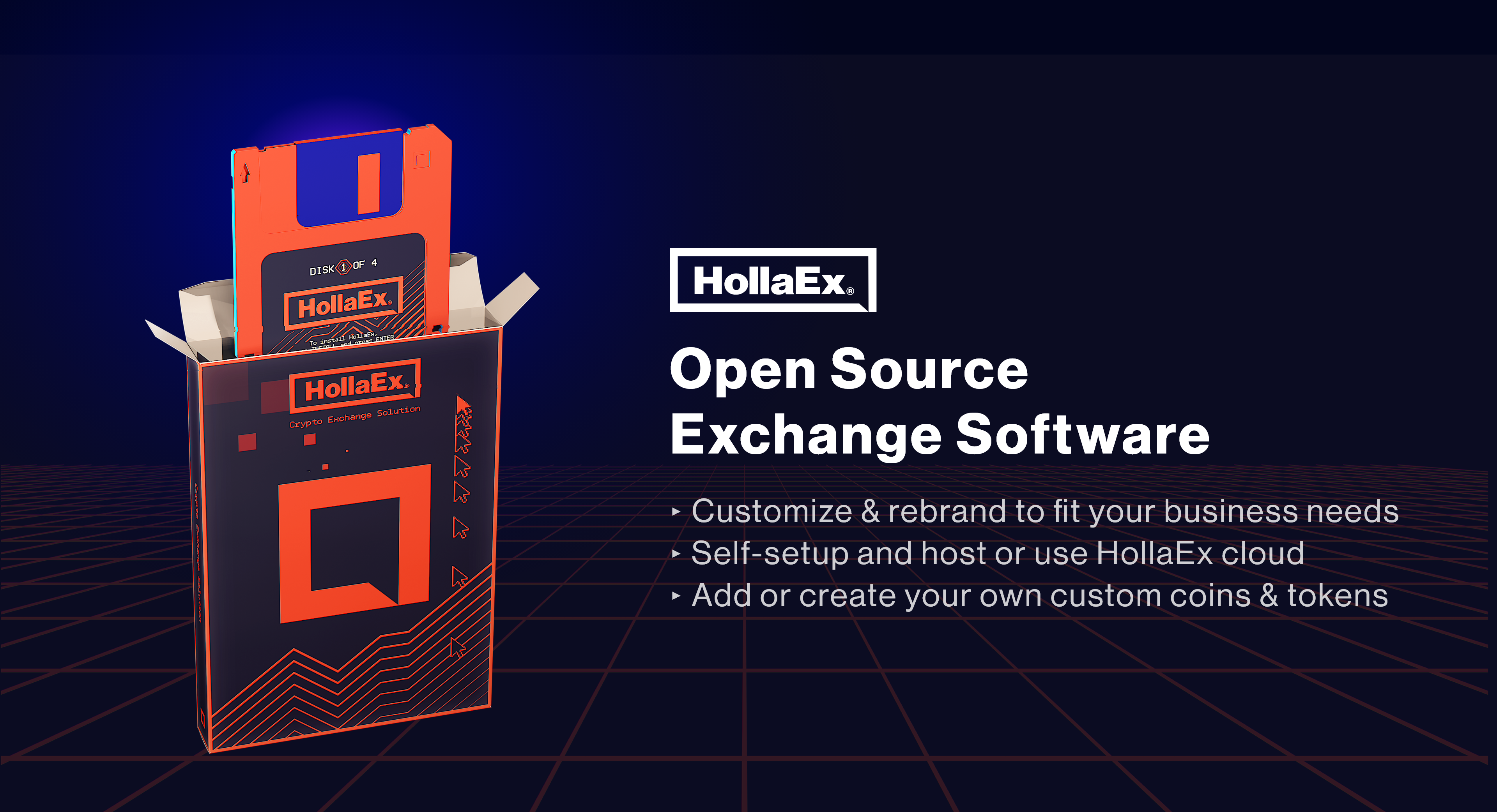 HollaEx Landing page