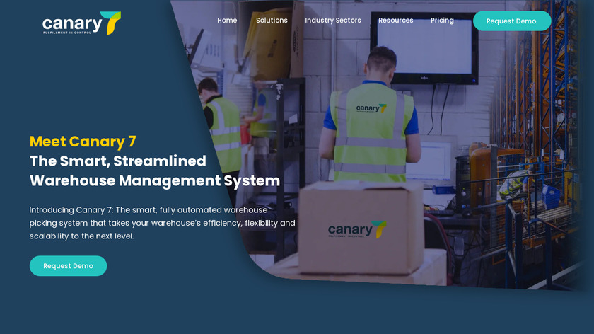 Warehouse Management System Landing Page