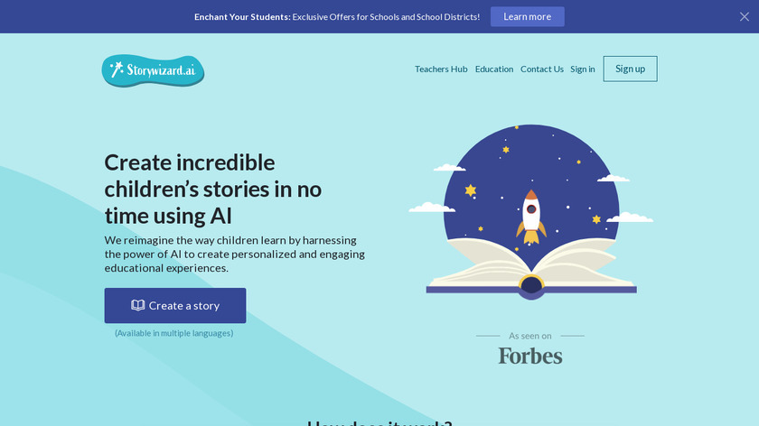 Storywizard.ai Landing Page