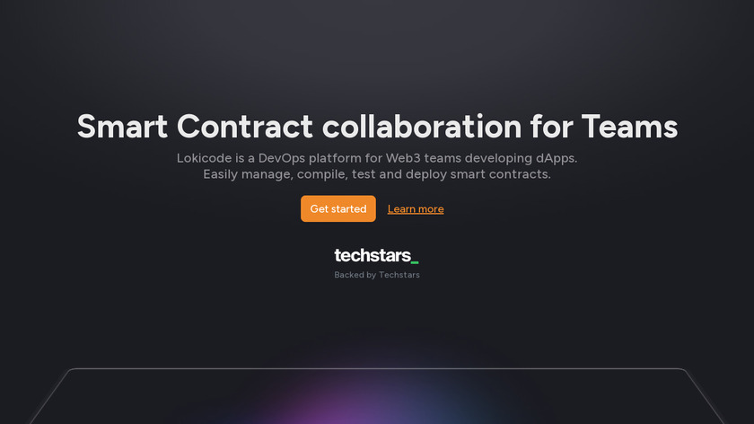 Loki.code Landing Page