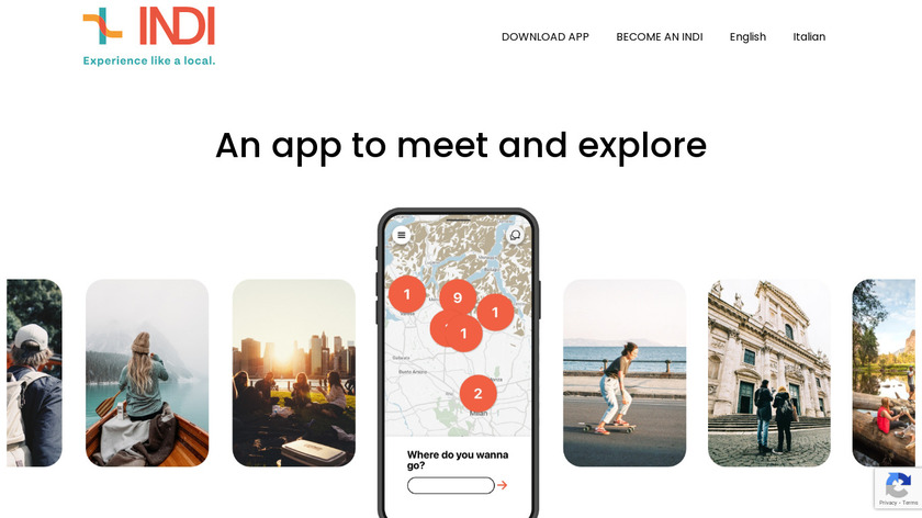 INDI App Landing Page