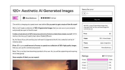 120+ Aesthetic AI Generated Images image