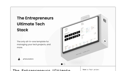 The Entrepreneurs Ultimate Tech Stack image