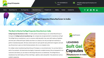 Soft Gelatin Capsules Manufacturers image