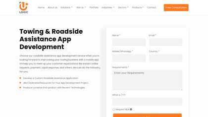 Tow Truck Booking App image