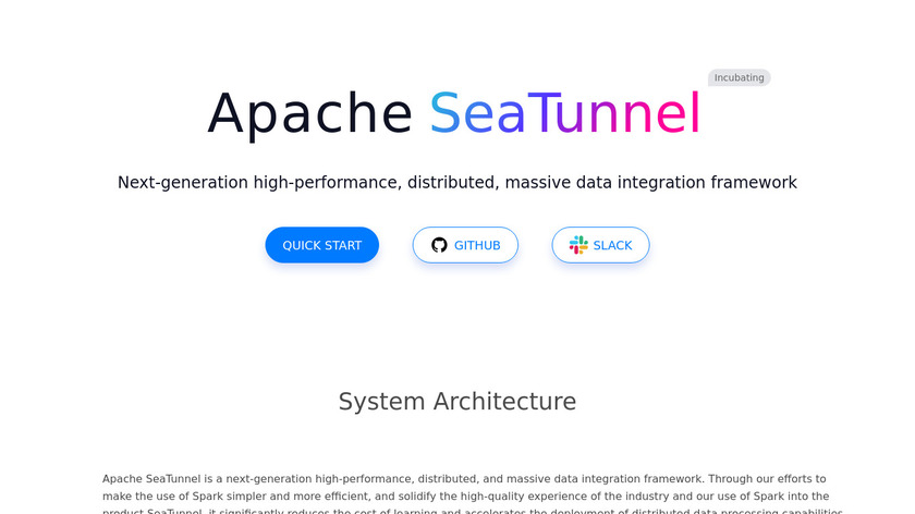 Apache SeaTunnel Landing Page