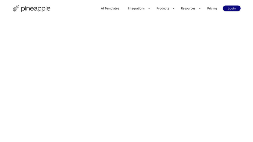 Pineapple Builder Landing Page