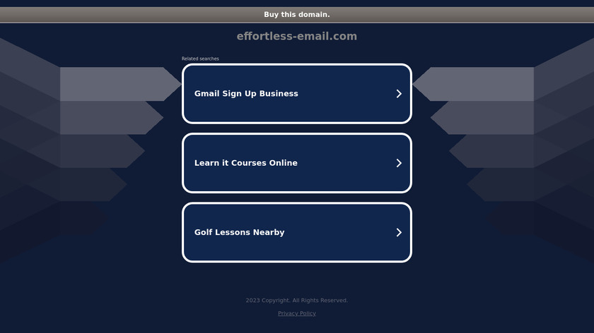 EffortlessEmail Landing Page