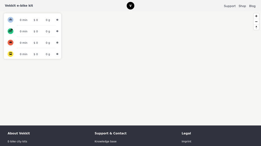 Vekkit Maps Landing Page