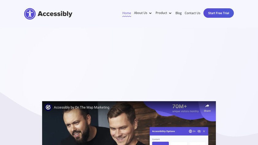 Accessibly Landing Page