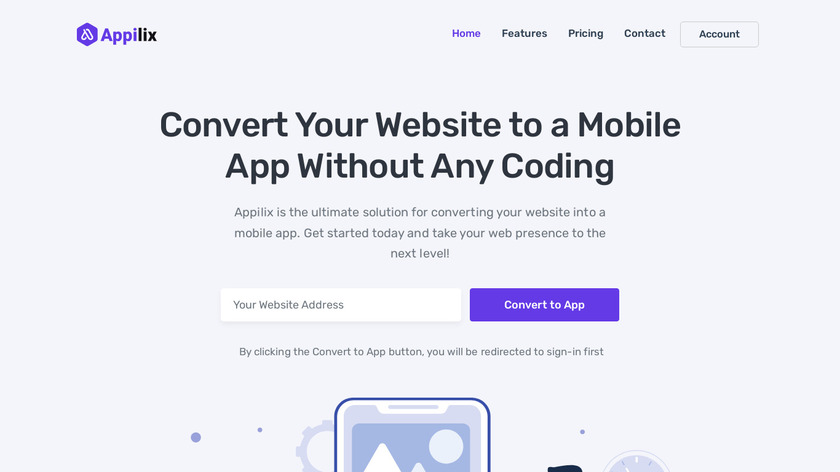 Appilix Landing Page