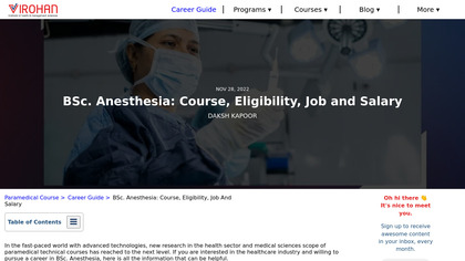 BSc. Anesthesia Course image