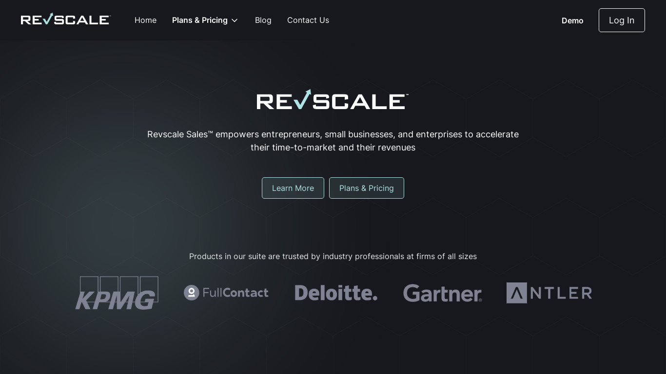 Revscale - Sales Automation Landing page