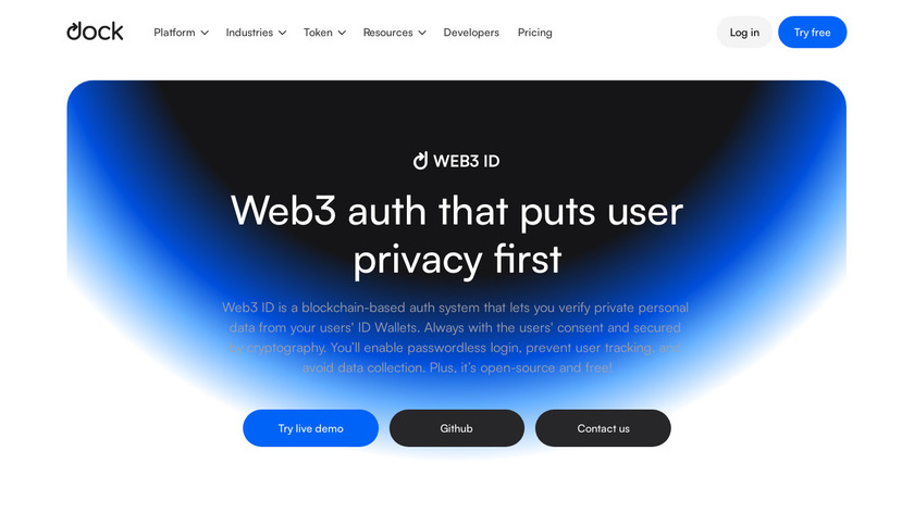 Dock.io Landing Page