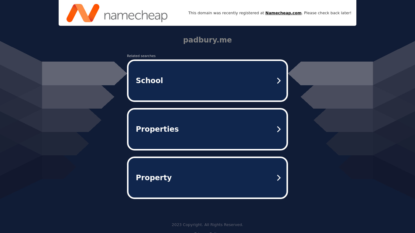 Padbury Clock Screensaver Landing page