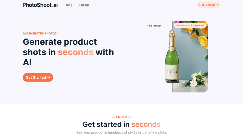PhotoShoot.ai Landing Page