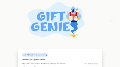 Gift Genie AI image