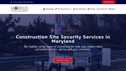 Security for construction site image