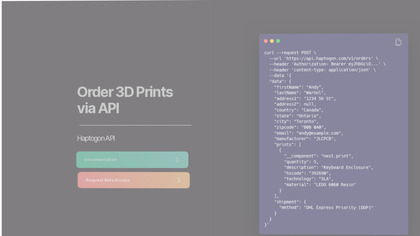 Haptogon API image