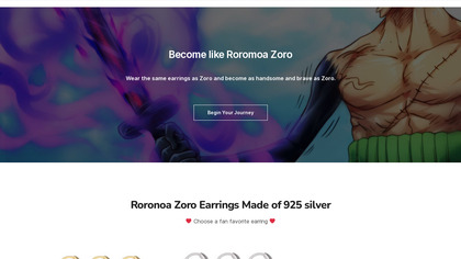 Roronoa Zoro Earrings image