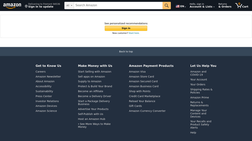 Key by Amazon Landing Page