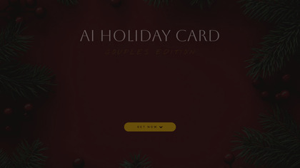AI holiday cards image