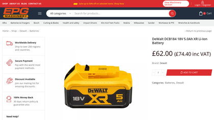 DeWalt DC Li-Ion Battery image
