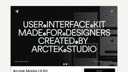 Arctek UI Kit screenshot