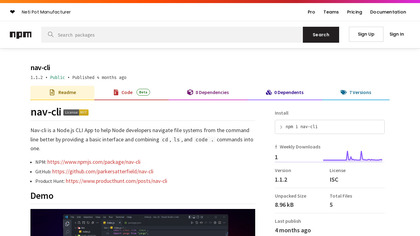 nav-cli image