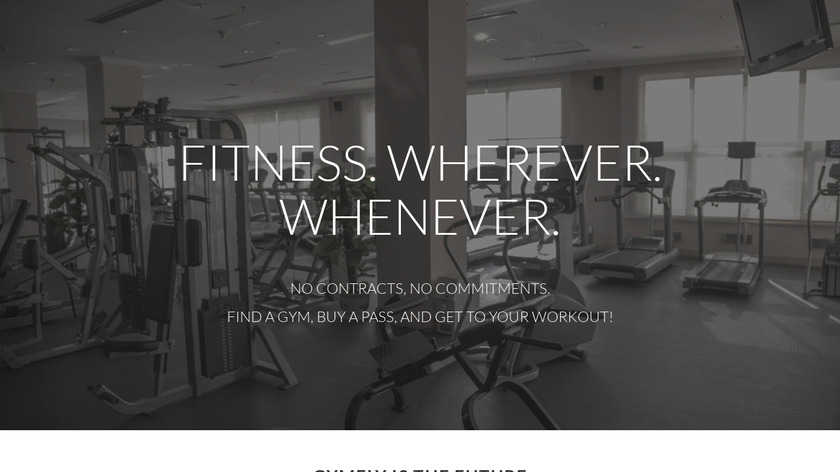 GymFly Landing Page