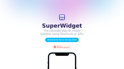 SuperWidget - Shortcuts & APIs image