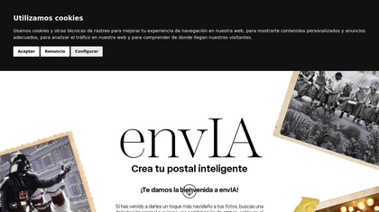 envIA Create your smart postcard image
