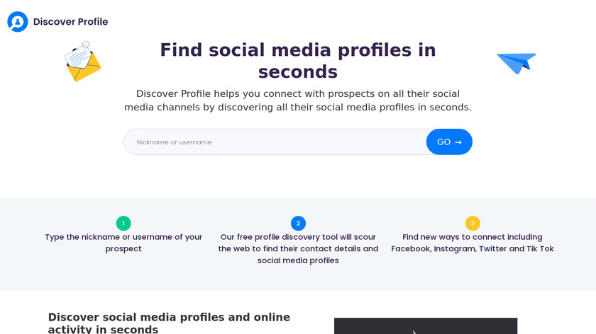 Discover Profiles Landing Page