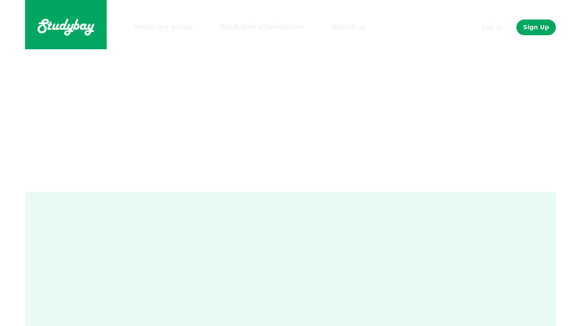 Studybay Landing Page