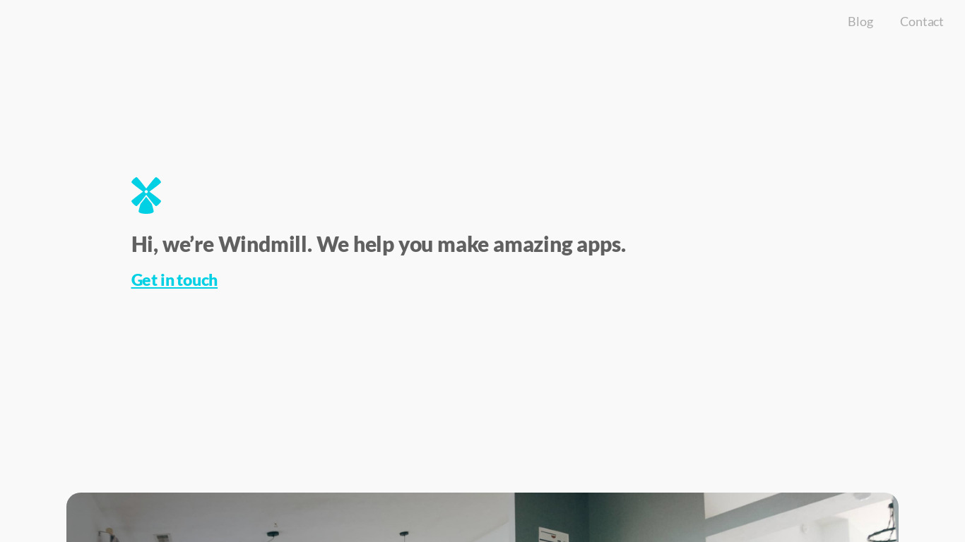 Made by Windmill Landing page