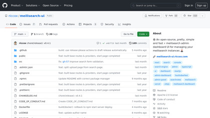 Meilisearch-UI image