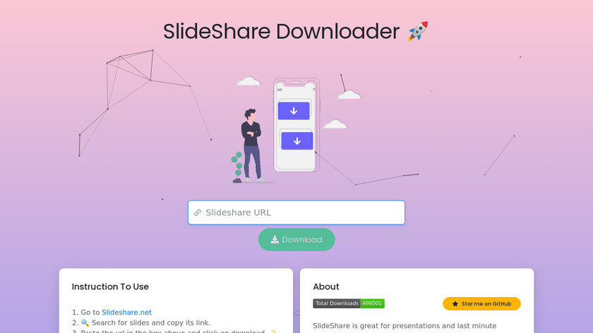 SlideShare Downloader Landing Page