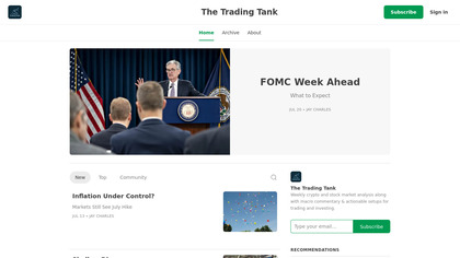 The Trading Tank Newsletter image