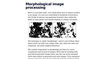 Morphological images image