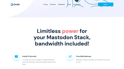 Mastodon hosting made simple image