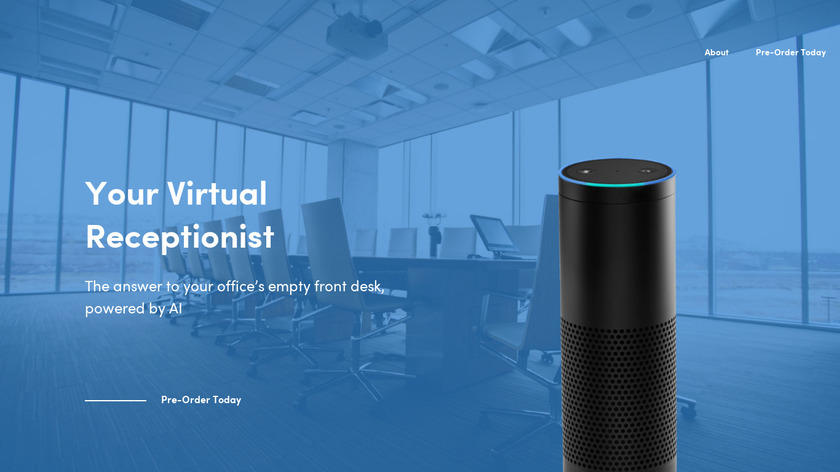 Myplanet Virtual Receptionist Landing Page