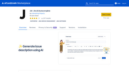 JAI - Jira AI Autocomplete image