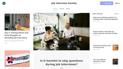 Job Interview Society image