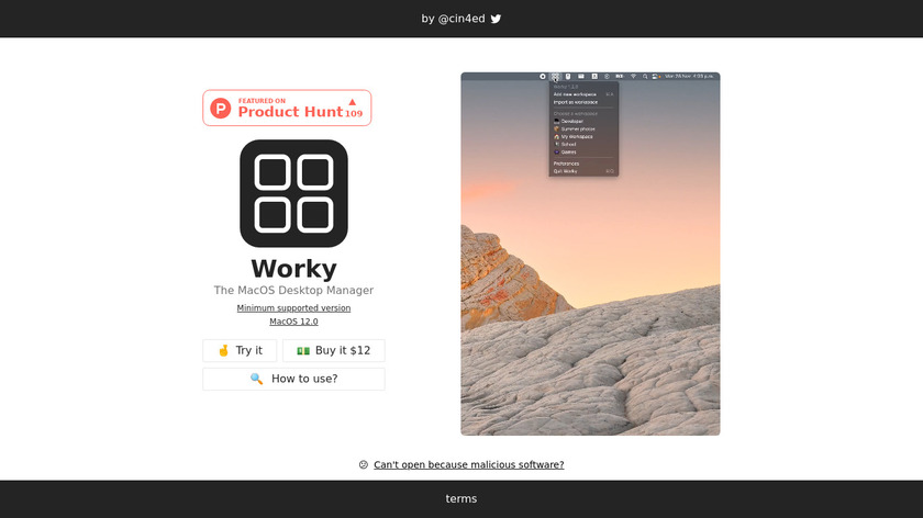 Worky Landing Page